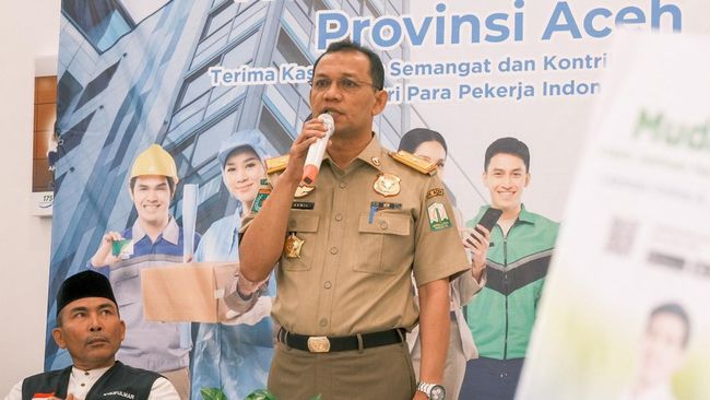 Pj Gubernur Aceh Pastikan Pekerja Terlindungi BPJS Ketenagakerjaan