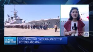Video: 7 Kapal Perang TNI AL Siaga Jelang World Water Forum 2024