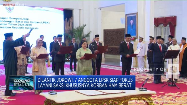 Video: Jokowi Resmi Lantik 7 Anggota LPSK Periode 2024-2029